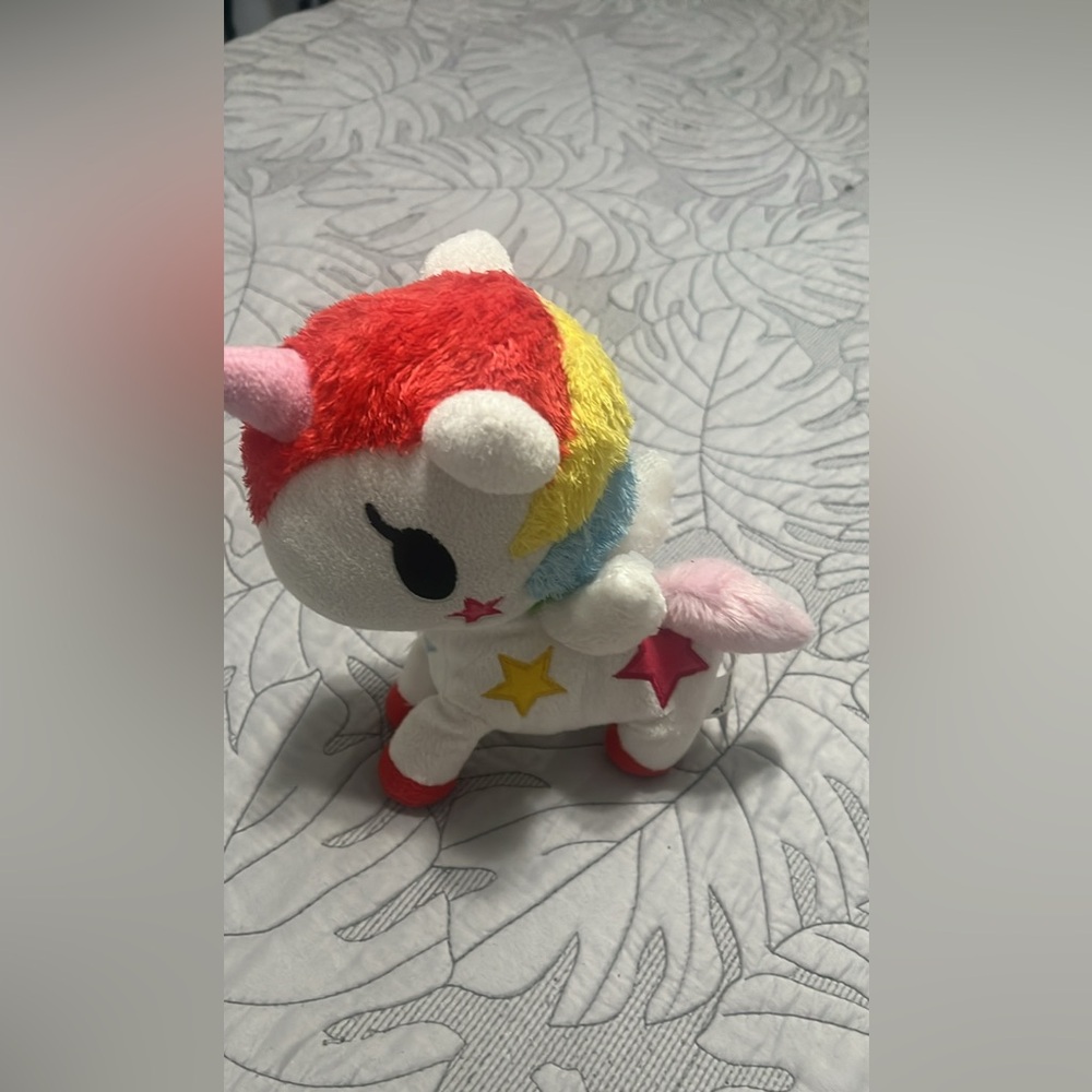 Colorful Plush Unicorn Toy